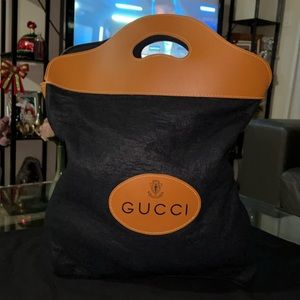 Vintage Gucci Felt Tote Bag